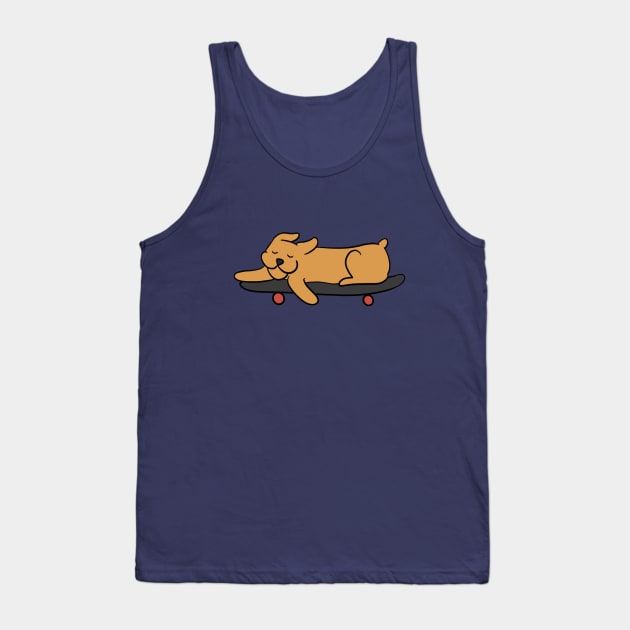 Sleepy skate dog Tank Top by michudesigns